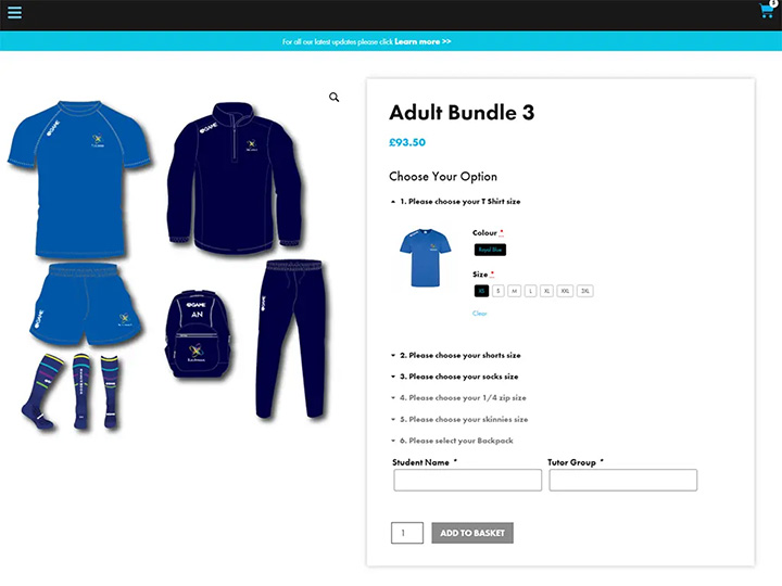 schoolwear-website